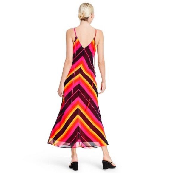 Chevron Slip Dress -ChristopherJohnRogers - Picture 6 of 11
